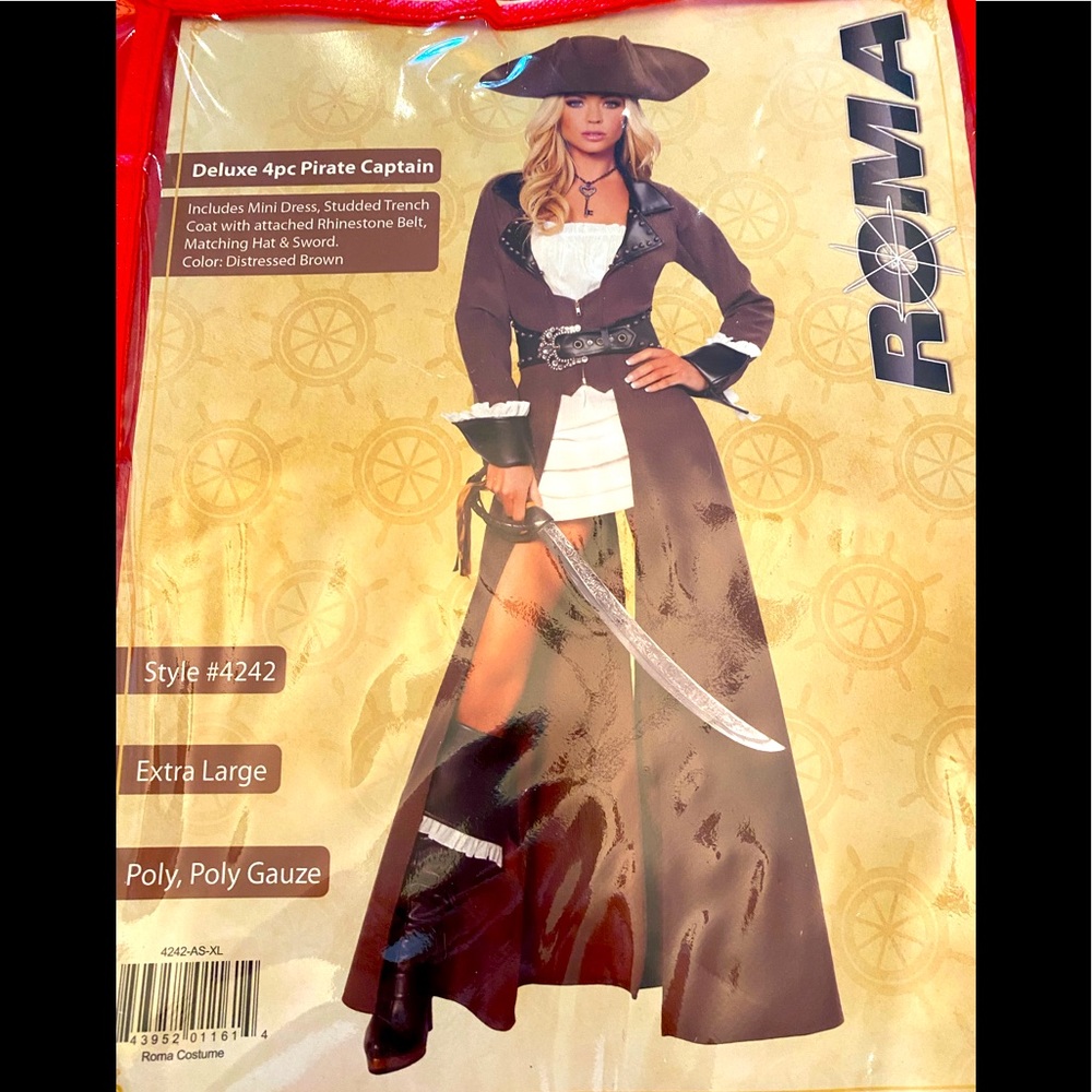 Roma Deluxe Pirate Costume